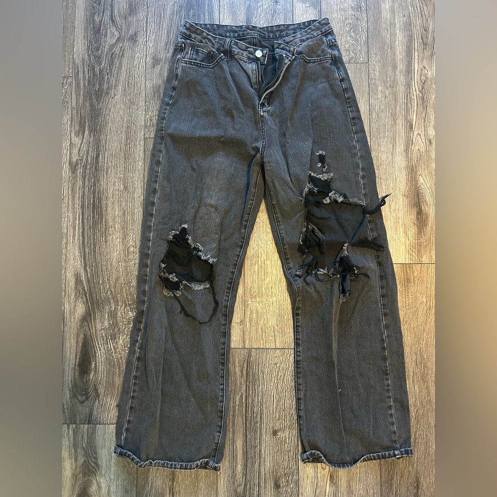 SHEIN Charcoal Denim Pants